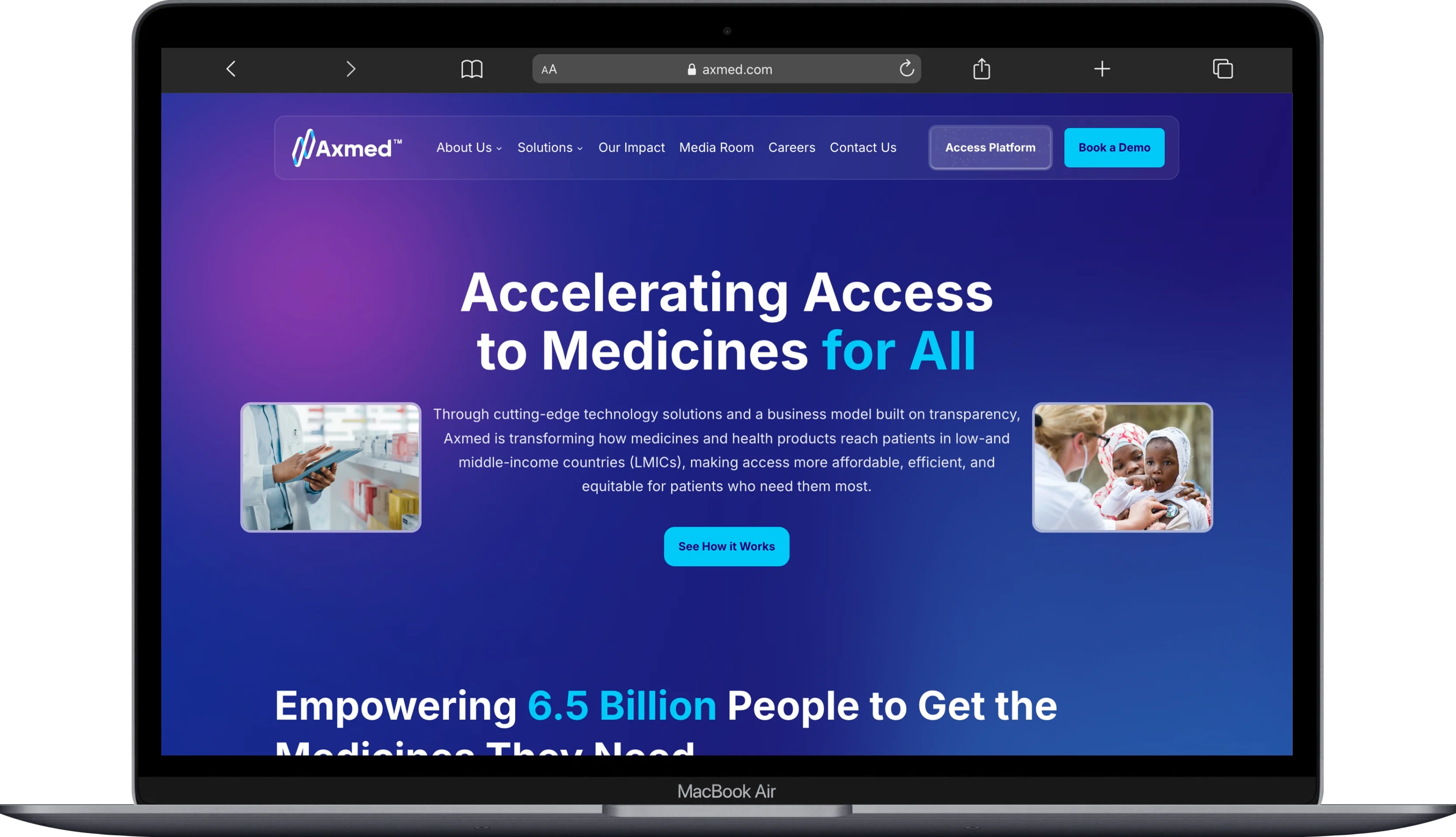 Axmed project screenshot